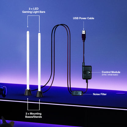 Gleam GBar2 PC/Monitor Screen Sync Gaming Light Bars